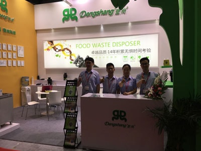 sales team attended the exhibition